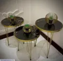 Stylish Black coffee Table- set of 3 pcs