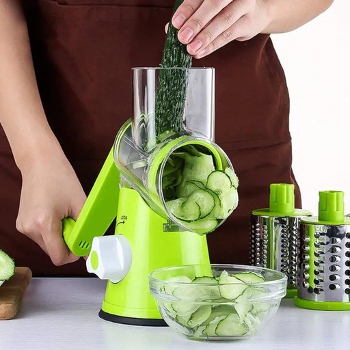 Manual Vegetable Cutter Slicer Multifunctional Round Slicer 