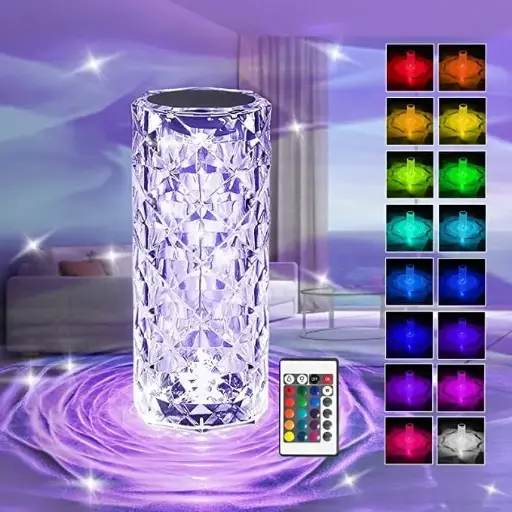 CRYSTAL DIAMOND LAMP