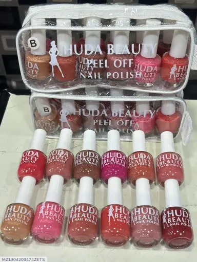 12 pcs quick drying peel of nail polish 