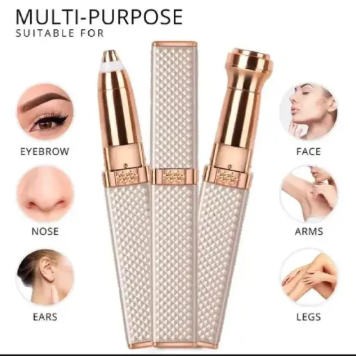 2 in 1 Eyebrow and Facial Hair Trimmer 